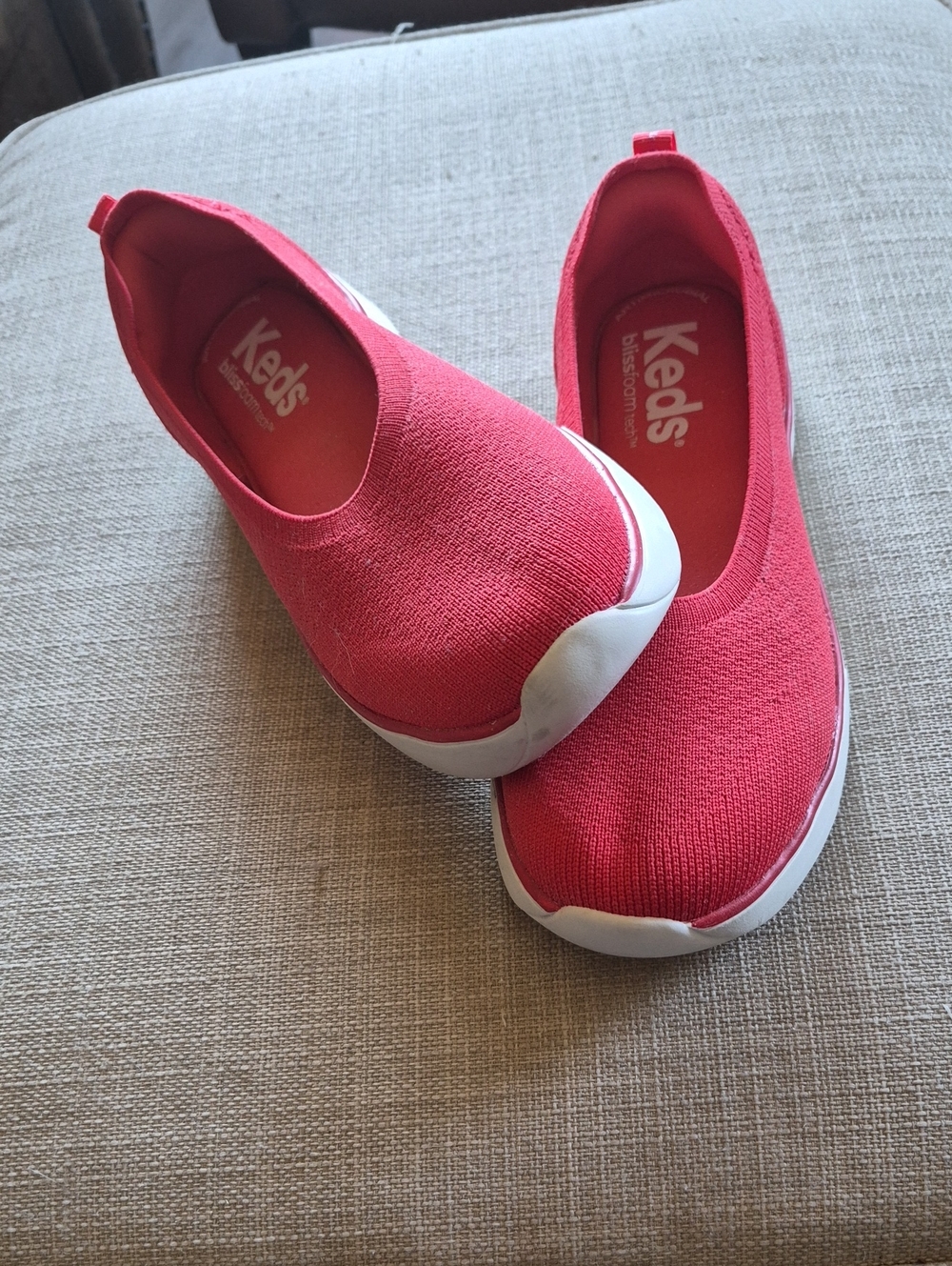 Keds Slip-On Sneakers in Coral